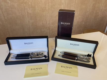 Ручки Balmain Paris, подарочная упаковка, новые