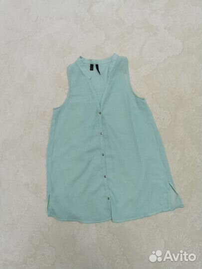 Блузка кофта мятная Mango XS