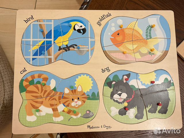 Деревянные пазлы melissa&doug