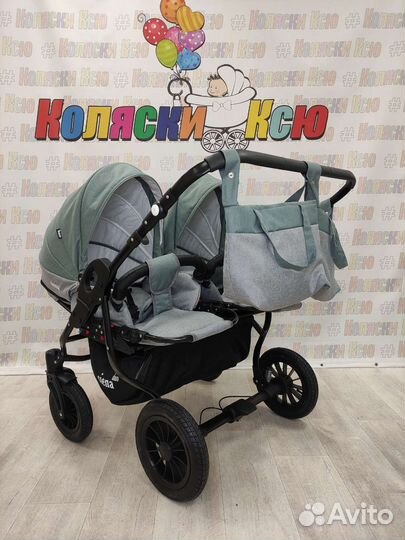 Коляска модульная для двойни Rant Siena Duo