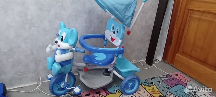 Детский музыкальный трёхколёсный велосипед