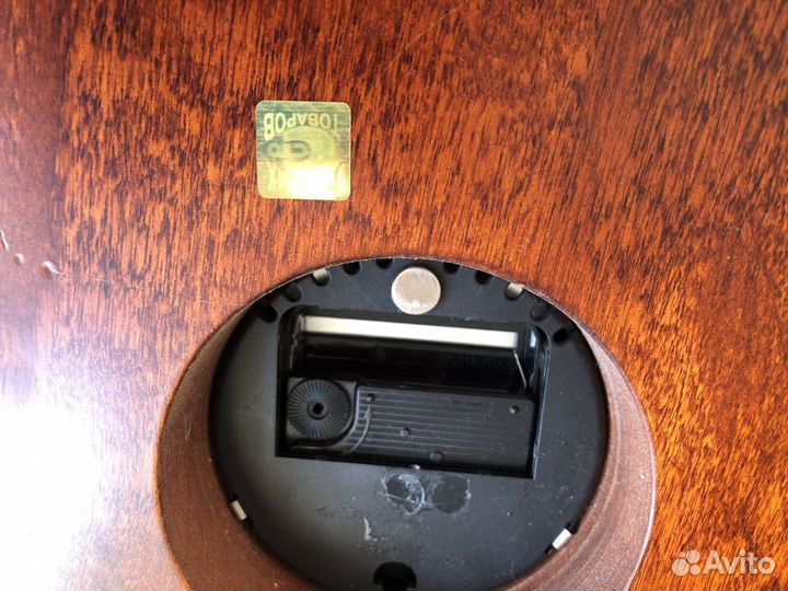 Часы настенные Руль, натуральное дерево, батарейка