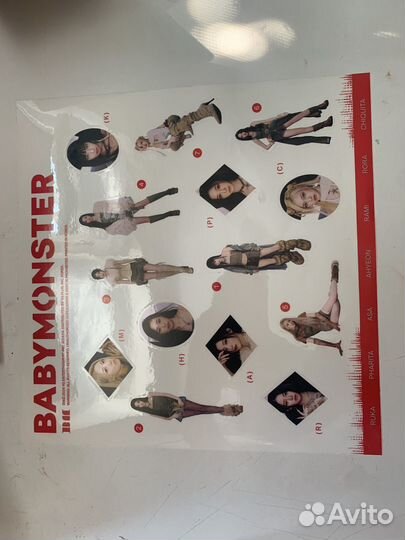 Кпоп офф карты, стафф babymonster