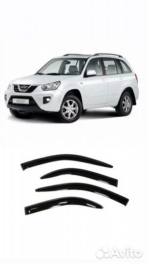 Дефлекторы окон на Chery Tiggo с 2006-2014