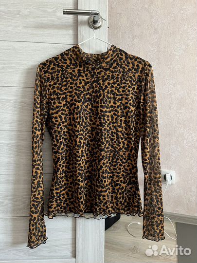 Леопардовый бадлон