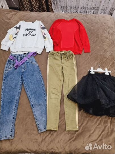 Пакет вещей на девочку рост 128-134