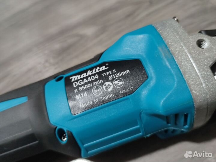 Аккумуляторная ушм (болгарка) makita 125мм