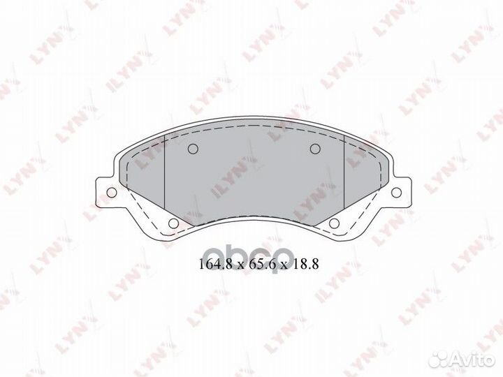Колодки тормозные дисковые перед BD-3034 BD