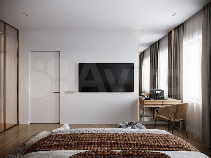 2-к. квартира, 75 м², 4/4 эт.