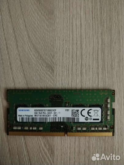Оперативная память для ноутбука ddr4 8gb