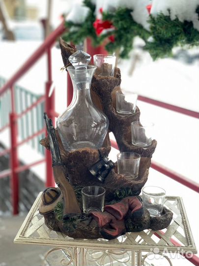 Подарочный набор охотника (графин и рюмки)