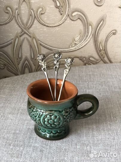 Мельхиоровые ложки чайные винтаж