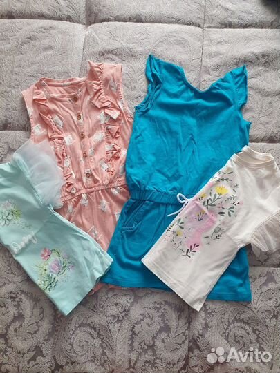 Летняя одежда для девочки 110
