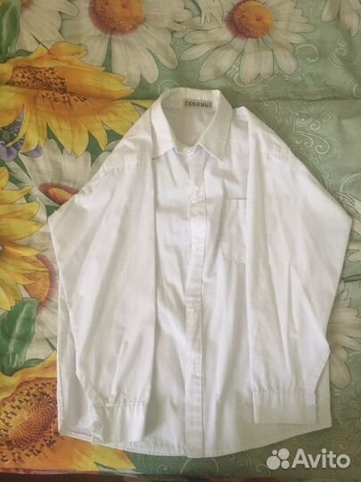 Рубашка белая на мальчика