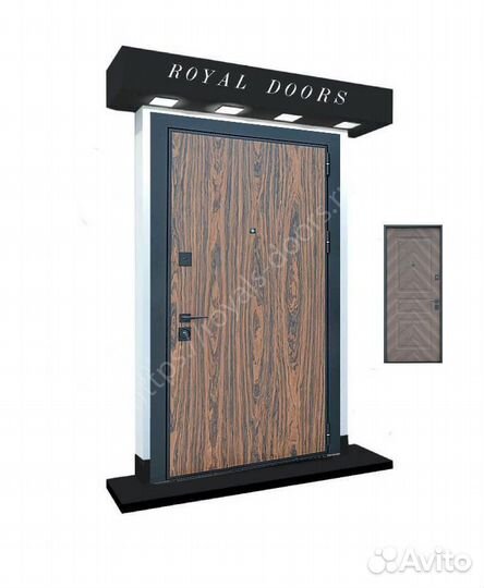 Входная металлическая дверь с терморазрывом