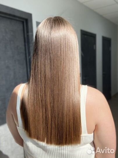 Кератиновое выпрямление, ботокс волос, нано