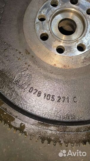 Одномассовый маховик Audi 100C4 2.8 AAH 078105271C