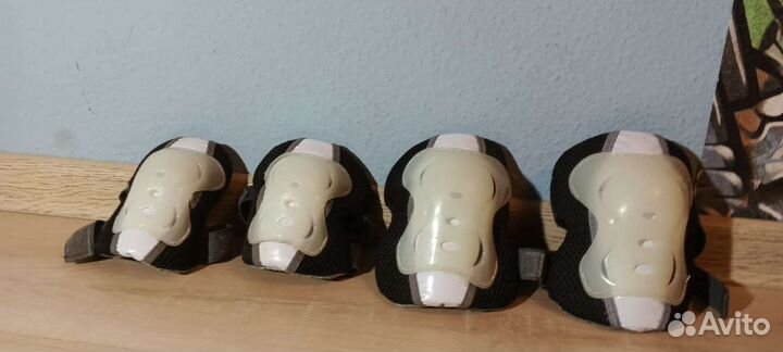 Роликовые коньки 34-37рр,защита,сумка