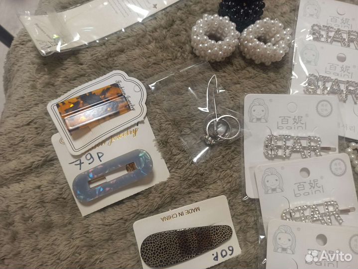 Заколки, ободок