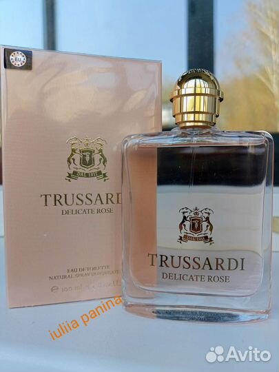 Оригинал Евро trussardi delicate rose