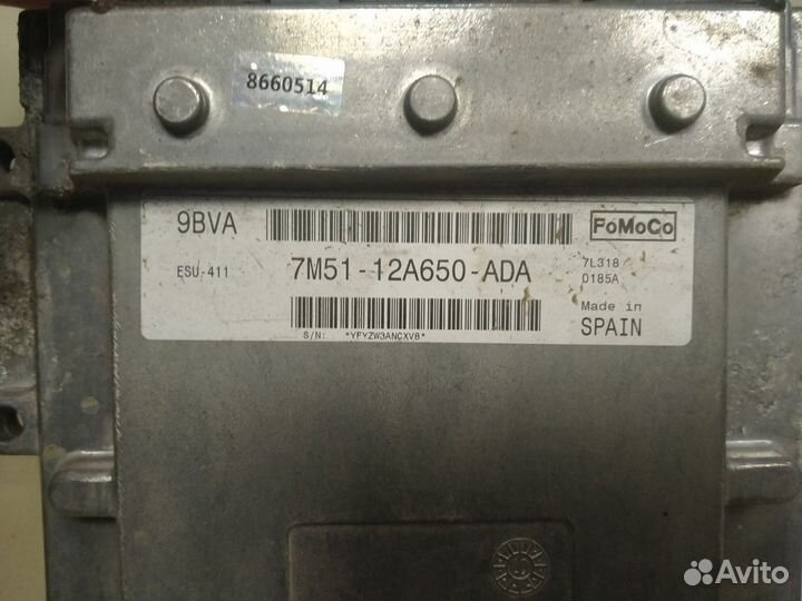 Блок управления двигателем Ford Focus 2 (1.8-2.0)