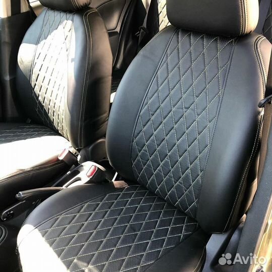 Чехлы Nissan March K13 (ромб)