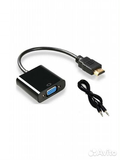 Переходник hdmi - VGA + Aux 0,1м чёрный (H116)