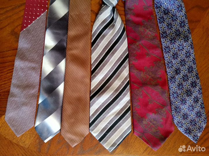 Галстуки мужские разного времени