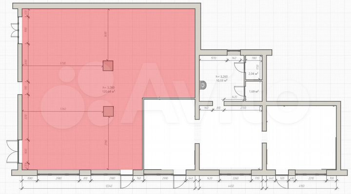 Торговая площадь, 120 м²