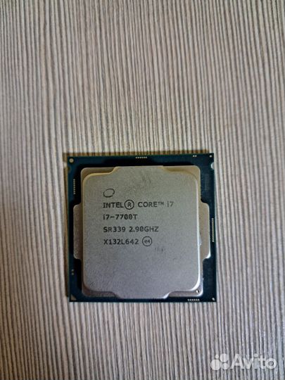 Процессор intel core i7 7700t