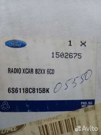 Штатная магнитола Ford Fiesta/Fusion