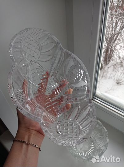 Набор салатников хрусталь СССР