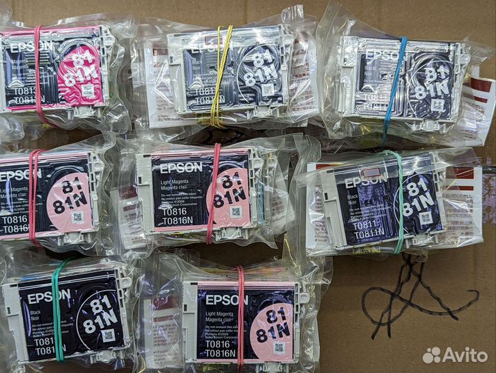 Комплекты картриджей Epson T0817N