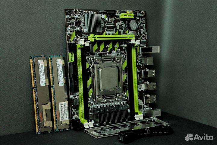 Материнская плата X79 Xeon E5 2680v2 16Gb