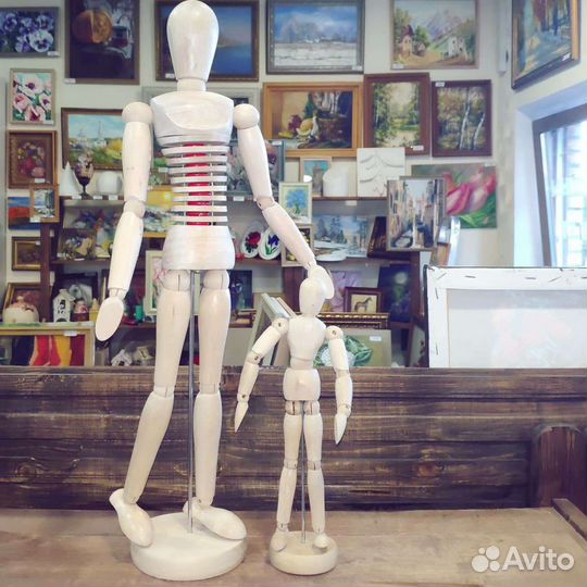 Манекен деревянный