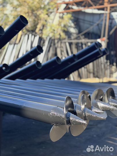 Винтовые сваи Монтаж