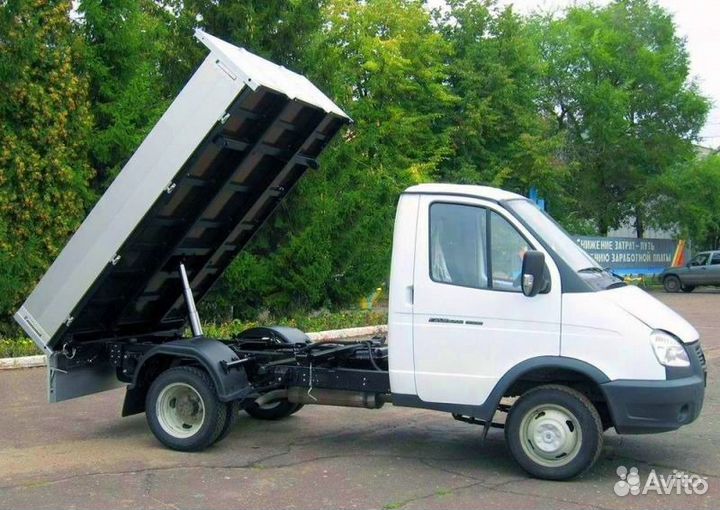 Песок, щебень, цемент доставка. Газель самосвал