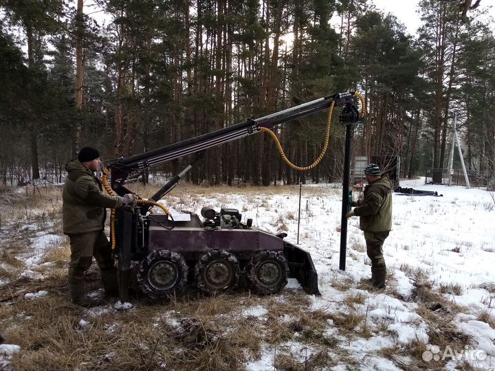 Винтовые сваи. Монтаж под ключ