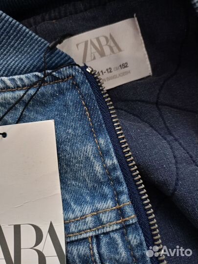 Куртка джинсовая утепленная 152 Zara