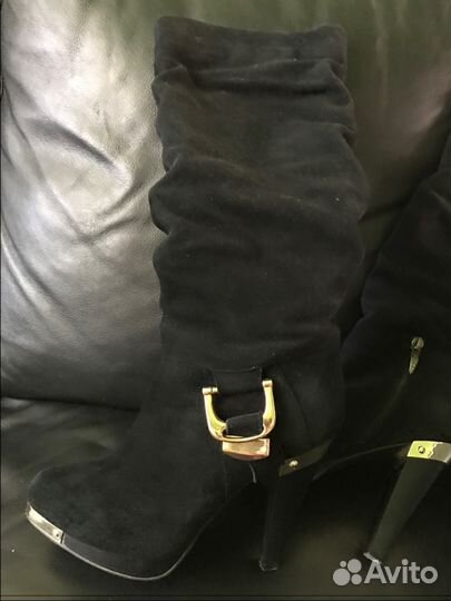 Зимние сапоги-трубы