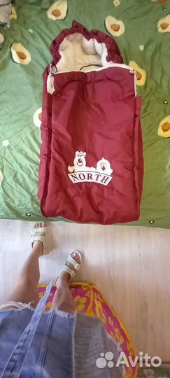 Зимний конверт в коляску