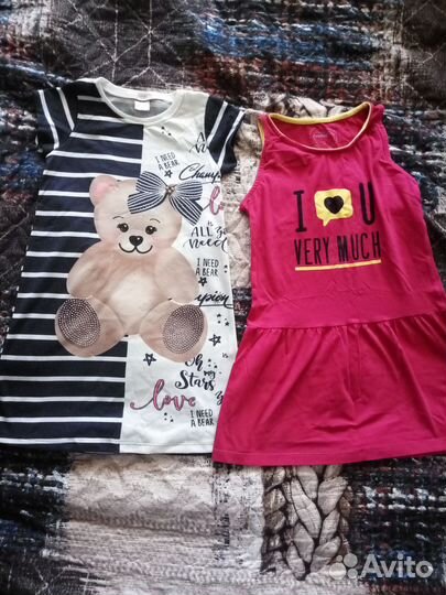 Пакет вещей на девочку 110 116 128