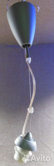 Люстра (механизм лифт) светлое серебро