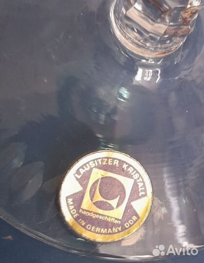 Фужеры хрустальные гдр