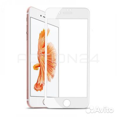 Стекло с рамкой полного покрытия на iPhone 7+ / 8+