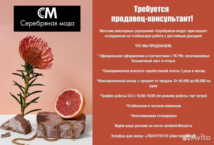 Продавец консультант
