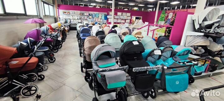 Коляски в наличии 2в1 3в1 ткань, кожа
