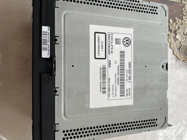 Штатная магнитола Volkswagen Tiguan 2015