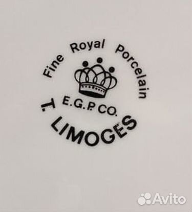 Фарфор Limoges Кофейный сервиз