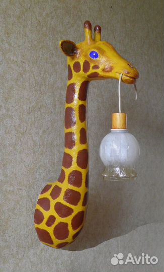 Настенный светильник Голова жирафа